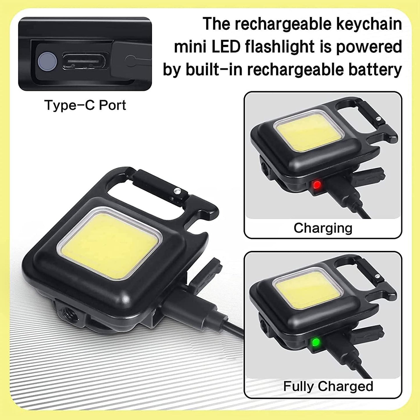 Mini LED COB Flashlight