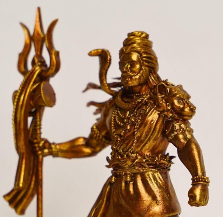Standing Shiva Statue Car Dashboard Idol