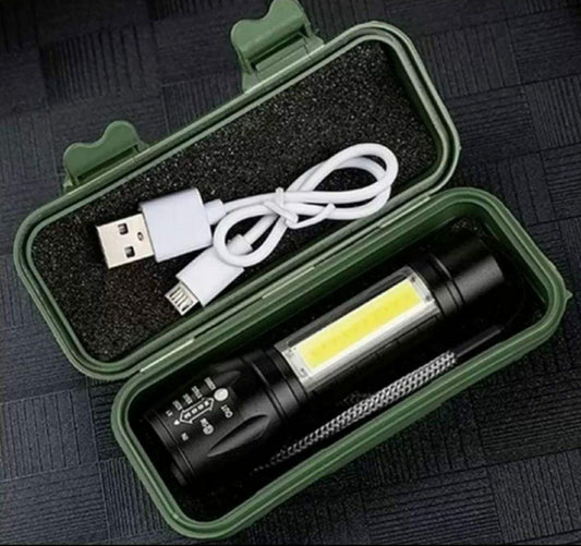 Mini USB Rechargeable Torch Pocket Light