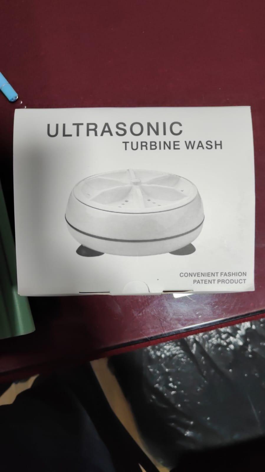 Portable Rotating Ultrasonic Turbine Washer