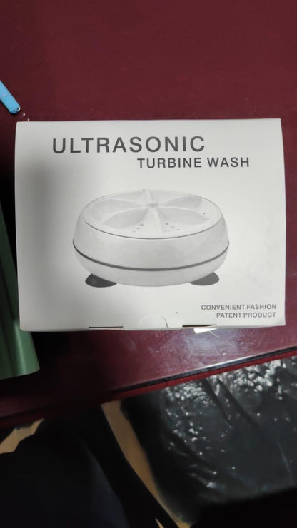 Portable Rotating Ultrasonic Turbine Washer
