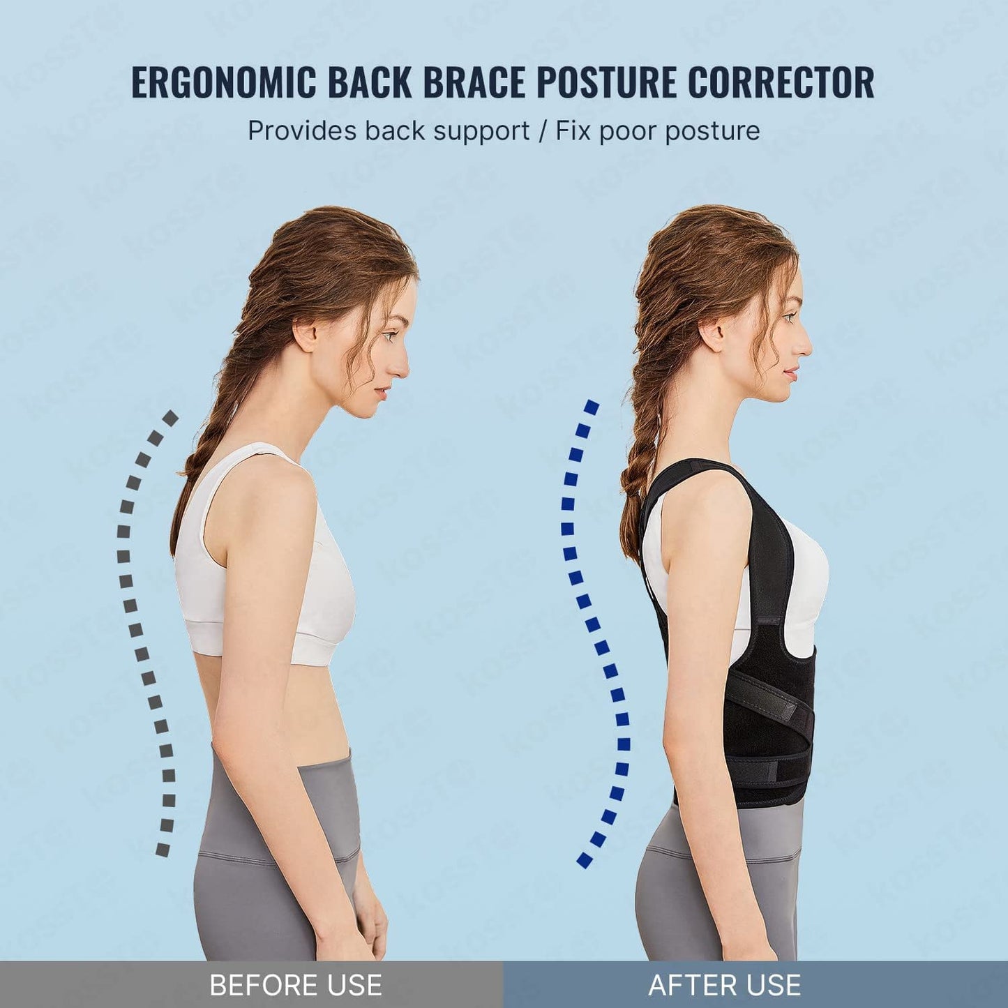 Adjustable Back Posture Corrector Belt