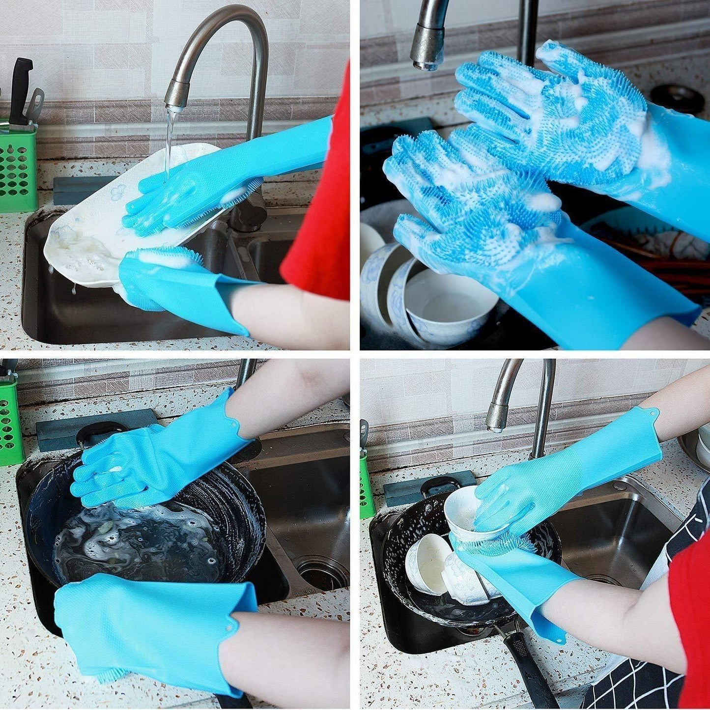 Silicone Cleaning Gloves