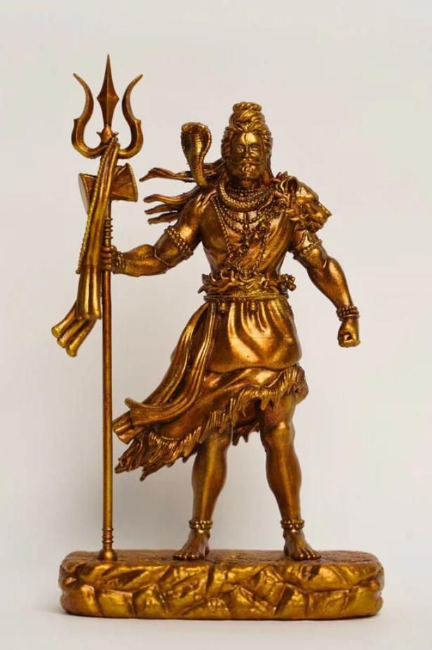 Standing Shiva Statue Car Dashboard Idol