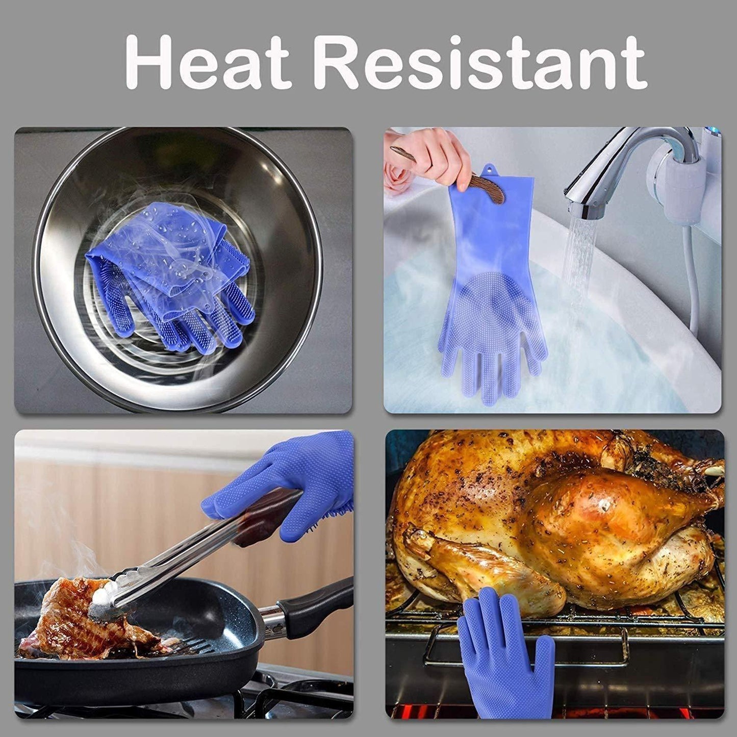 Silicone Cleaning Gloves