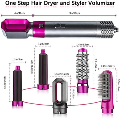 5 in 1 Multifunctional Hair Dryer Styling Automatic Suction Hair Curler