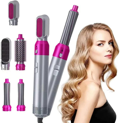 5 in 1 Multifunctional Hair Dryer Styling Automatic Suction Hair Curler