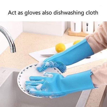 Silicone Cleaning Gloves