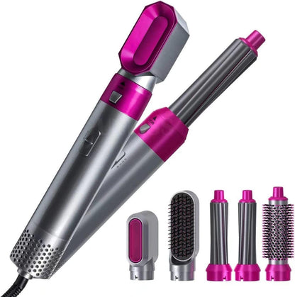 5 in 1 Multifunctional Hair Dryer Styling Automatic Suction Hair Curler
