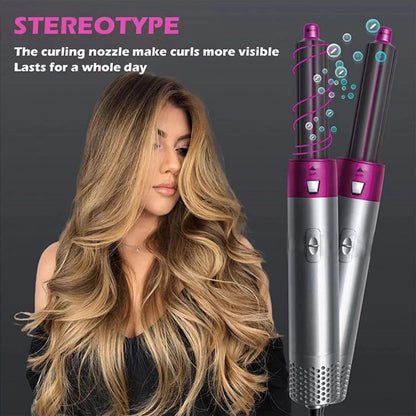 5 in 1 Multifunctional Hair Dryer Styling Automatic Suction Hair Curler