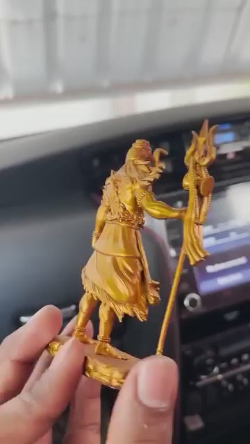 Standing Shiva Statue Car Dashboard Idol