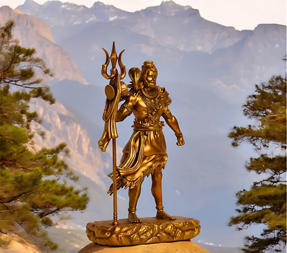 Standing Shiva Statue Car Dashboard Idol